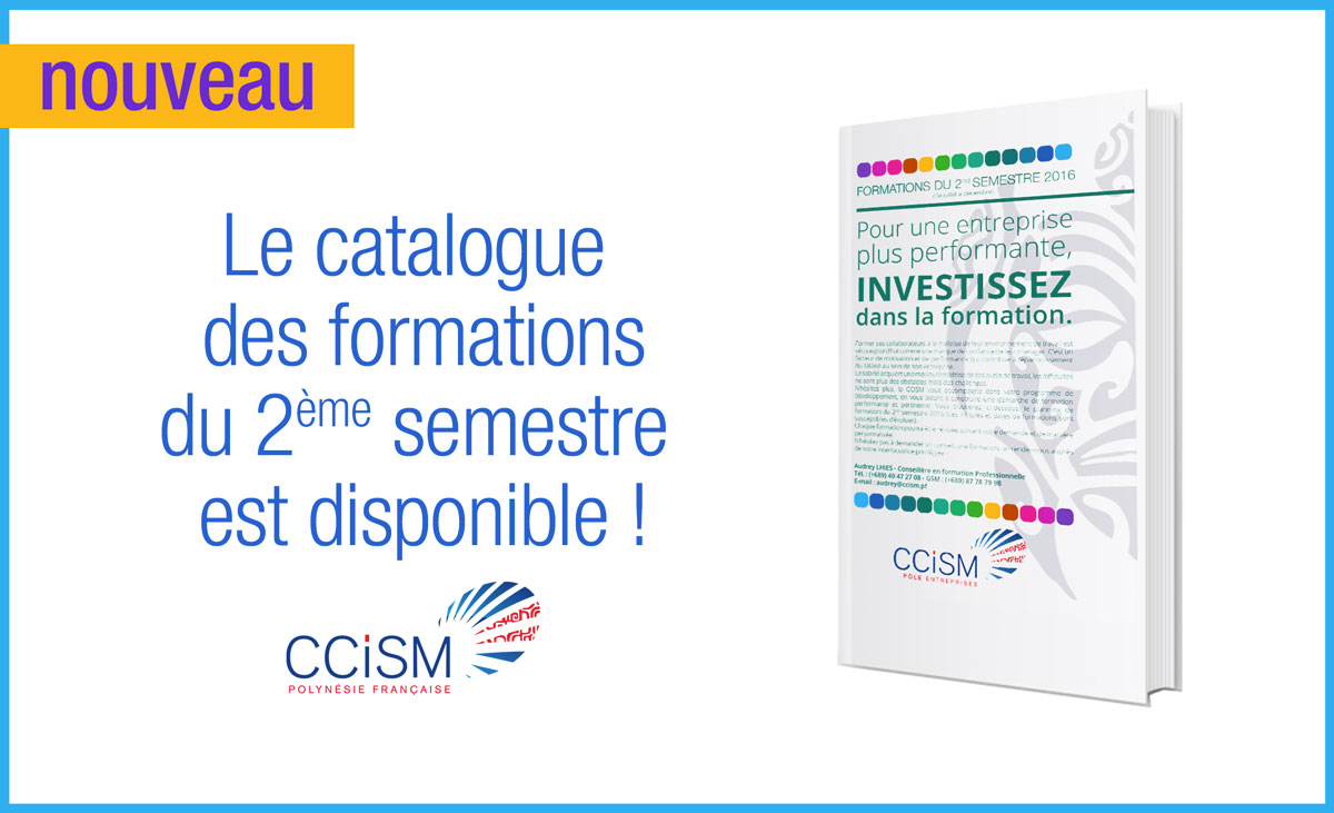 Le nouveau catalogue des formations professionnelles est disponible