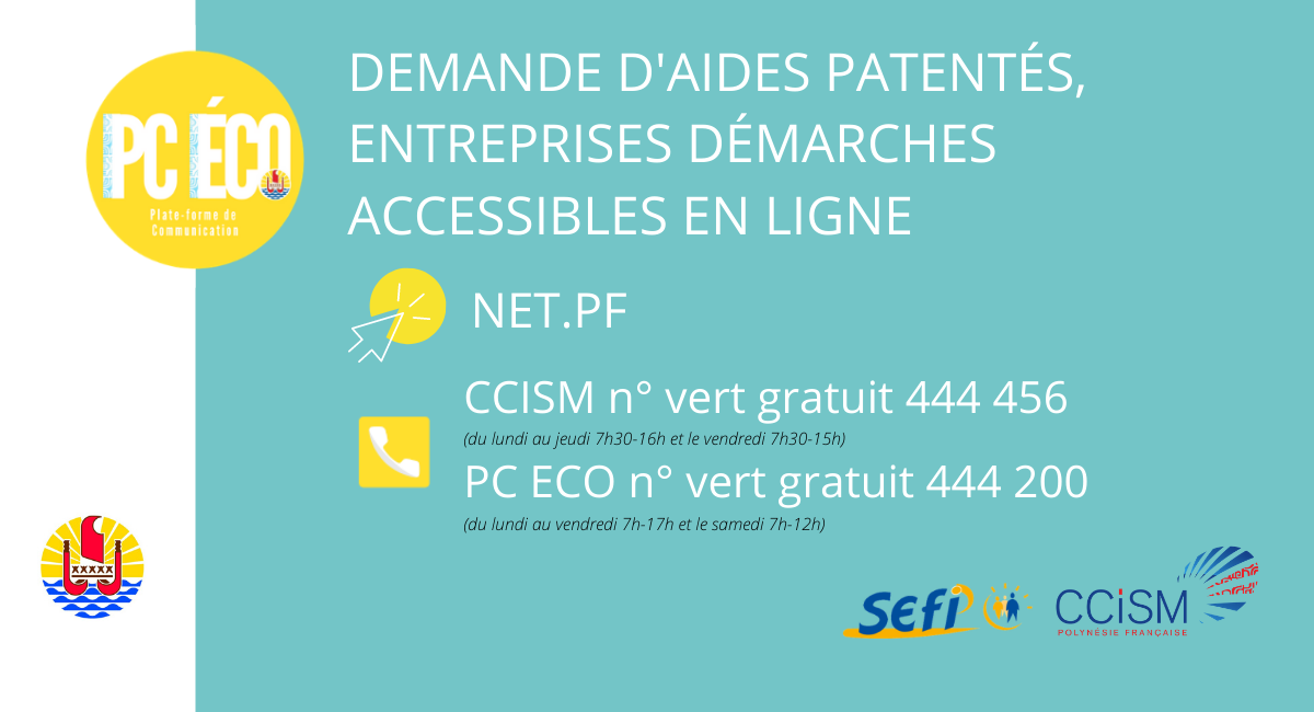 https://www.service-public.pf/dispositifs-de-sauvegarde-de-lemploi-et-daides-economiques/?fbclid=IwAR2UNFaLNBwvJFjUI0359jn8_tjqFS6ubyGSpQEa1l_HfMrsqCkUJ5lqkwI