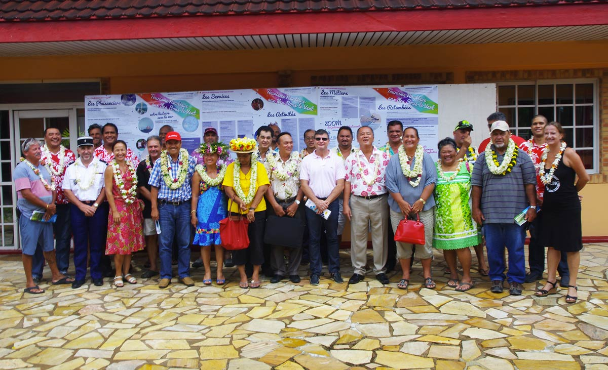 Inauguration - 3 sites dédiés au tourisme nautique sur l’île de Huahine, à Fare-Fitii, Haapu et Port Bourayne 