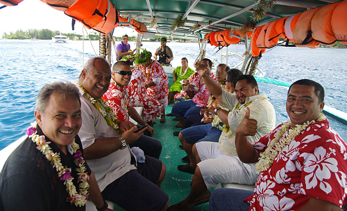 Inauguration - 3 sites dédiés au tourisme nautique sur l’île de Huahine, à Fare-Fitii, Haapu et Port Bourayne 