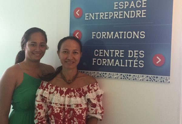 Patricia et Ainea vous accueillent à la CCISM de Raiatea