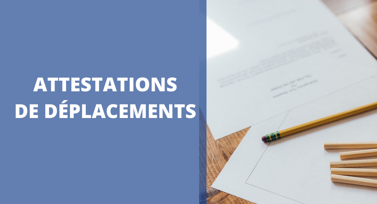 Télécharger les attestations de déplacement