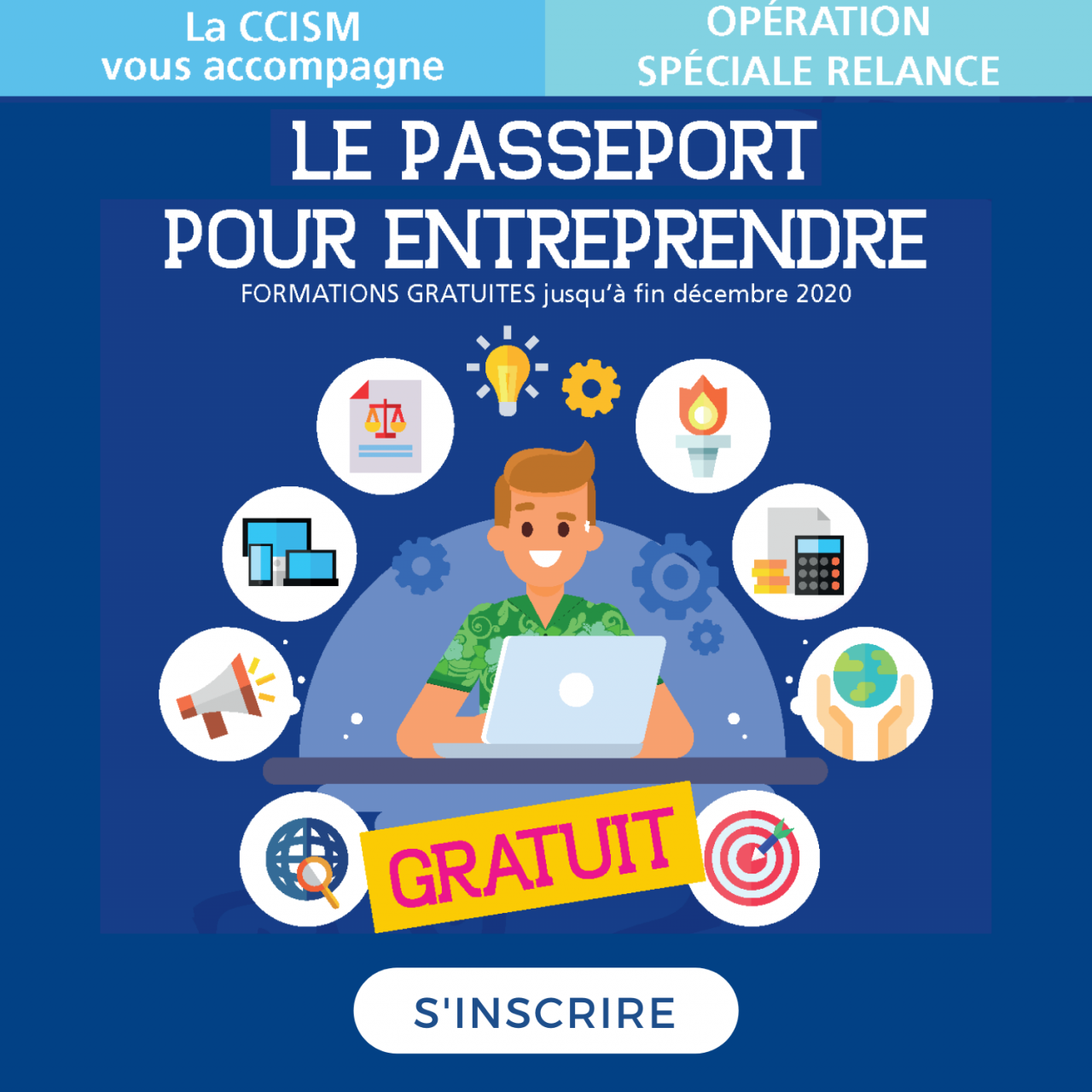 Je m'inscris au Passeport pour Entreprendre gratuitement