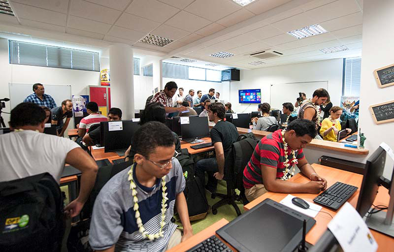 Le studio de production de Poly3D à l'Université Consulaire des Métiers CCISM